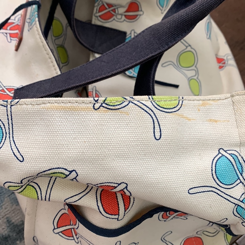 Kate Spade canvas Sunglasses tote bag - Picture 10 of 13